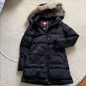 Pajar Winter Coat | Black | size M | Removable Real Rabbit and Coyote Fur Hd